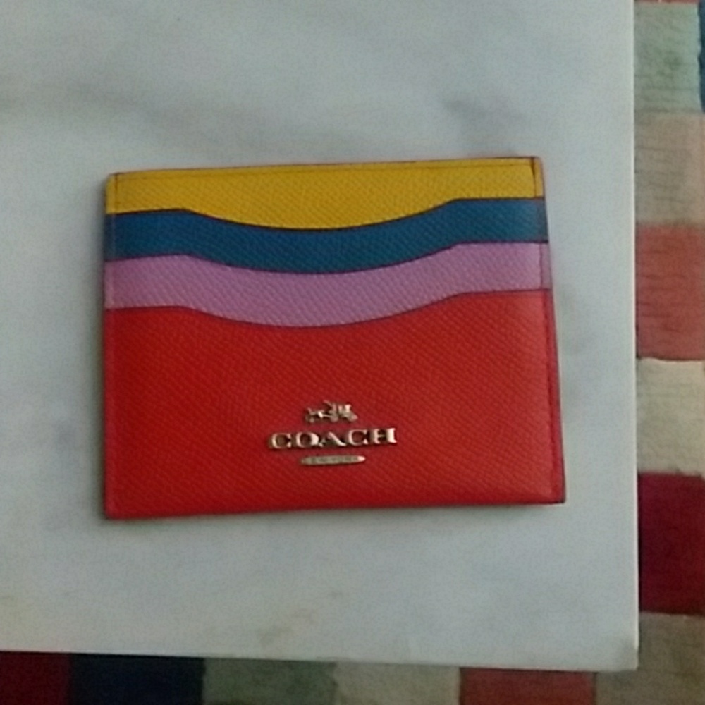 Coach credit card holder